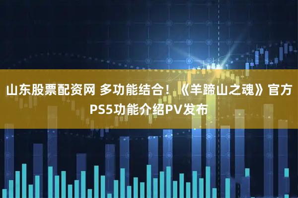 山东股票配资网 多功能结合！《羊蹄山之魂》官方PS5功能介绍PV发布