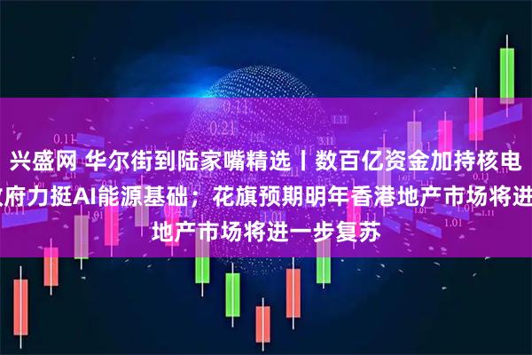 兴盛网 华尔街到陆家嘴精选丨数百亿资金加持核电 特朗普政府力挺AI能源基础；花旗预期明年香港地产市场将进一步复苏