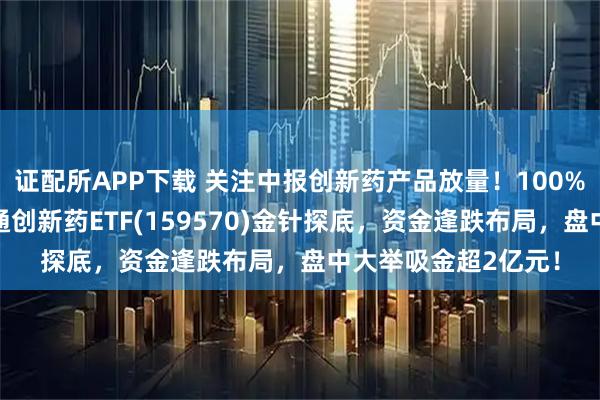 证配所APP下载 关注中报创新药产品放量！100%创新药含量的港股通创新药ETF(159570)金针探底，资金逢跌布局，盘中大举吸金超2亿元！